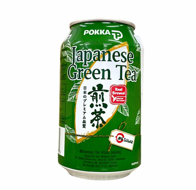 POKKA GREEN TEA CAN EU 300ML*24 日本绿茶
