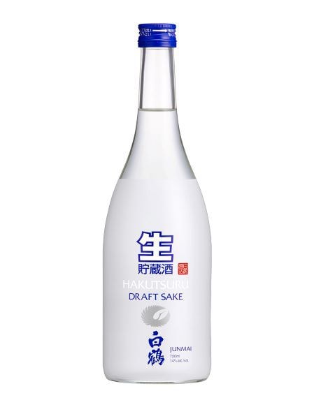 HAKUTSURU DRAFT SEKE 白鹤纯米清酒 白 720ML