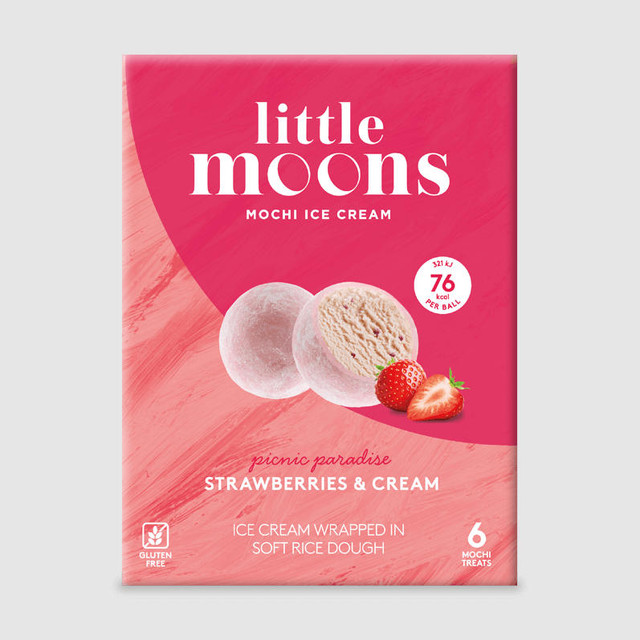 MOCHI FRAGOLA E PANNA MOONS 草莓奶油味