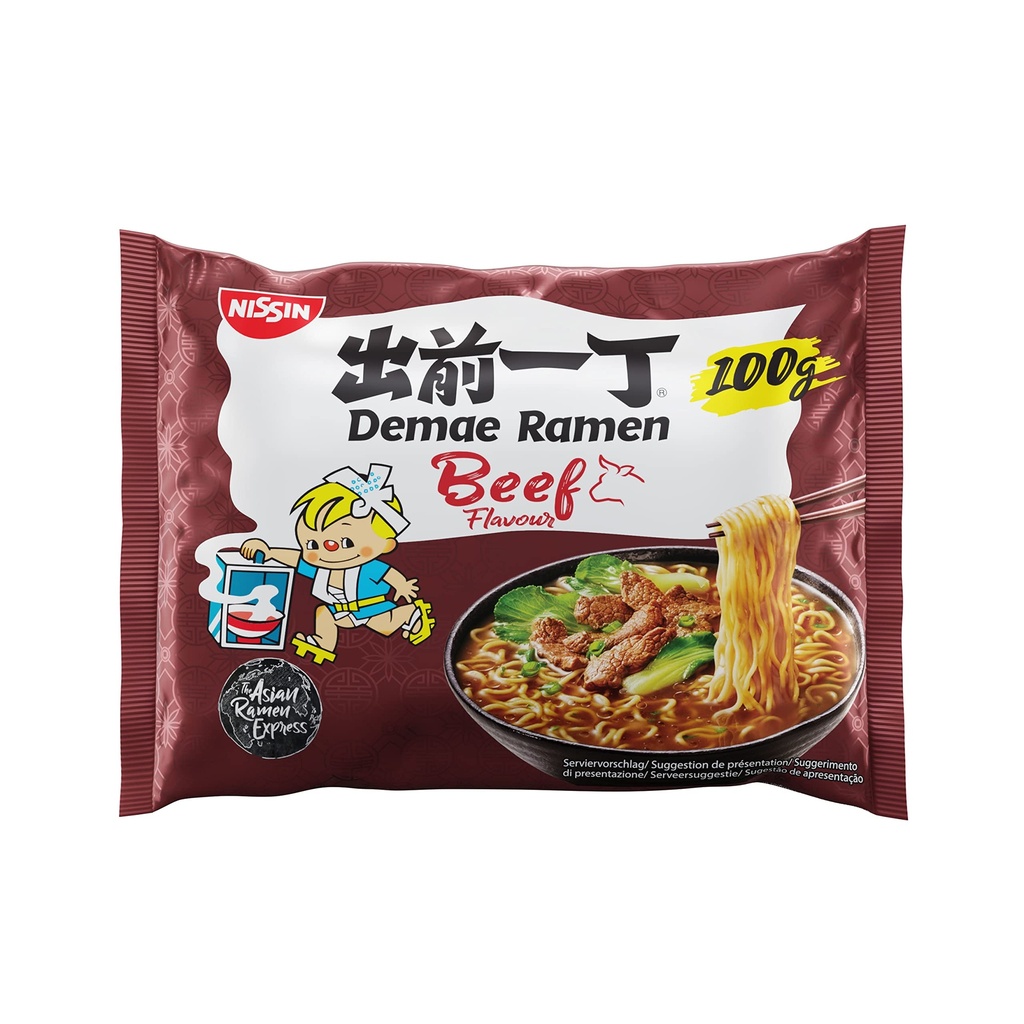 [3022] NISSIN DEMAE RAMEN BEEF 出前一丁牛肉面 100g*30PZ