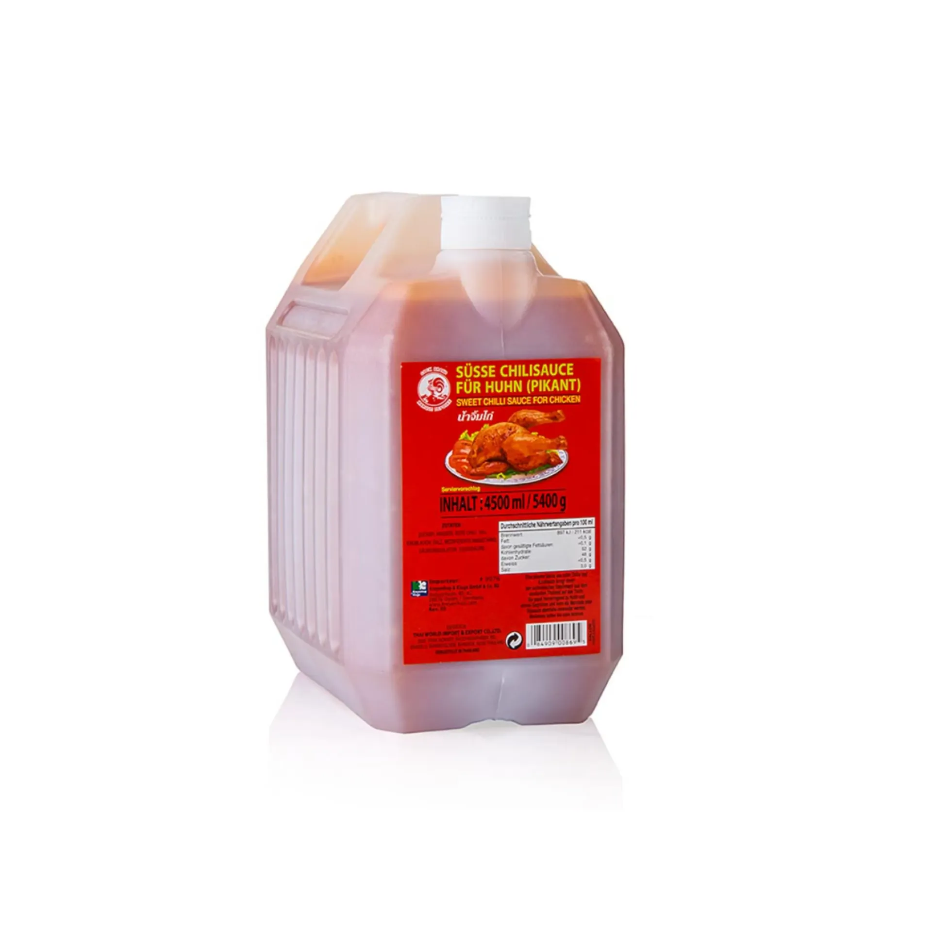 [SA032] SWEET CHILLI SAUCE MADAM PUM 泰国香甜辣鸡酱桶装3*4500ML
