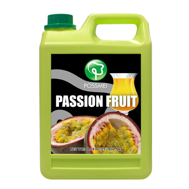 POSSMEI PASSION FRUIT SALSA 百香果酱-桶装 2,5KG