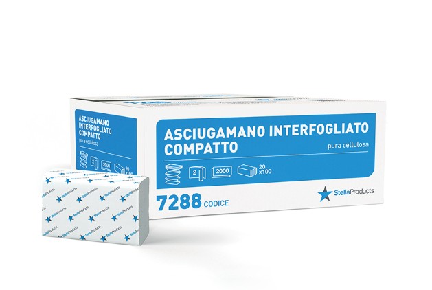[PF208] ASCIUGAMANO INTERFOGLIATO COMPATTO 擦手纸2000FOGLI