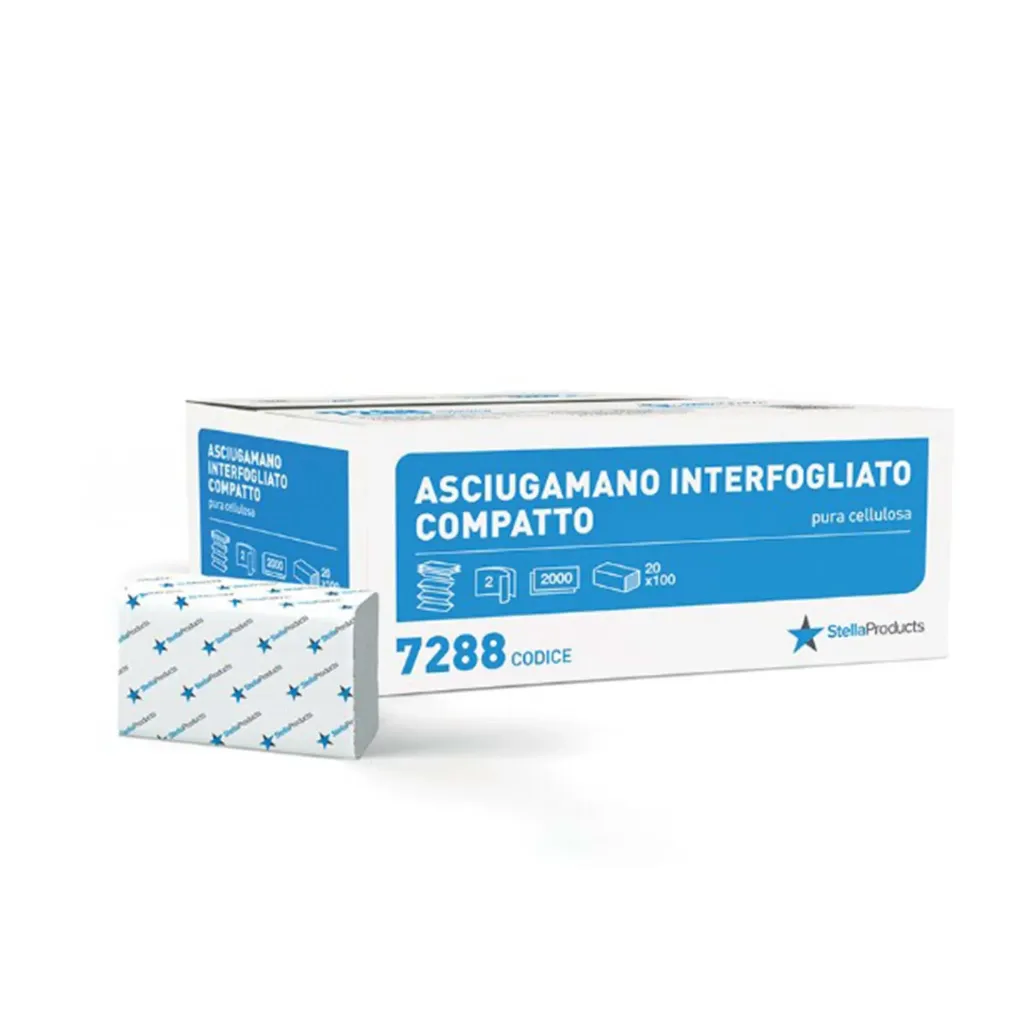 [PF208] ASCIUGAMANO INTERFOGLIATO COMPATTO 3000FOGLI 擦手纸