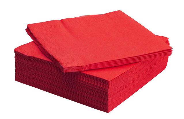 TOVAGLIOLO ROSSO 2V 38X38 40pc 红纸巾