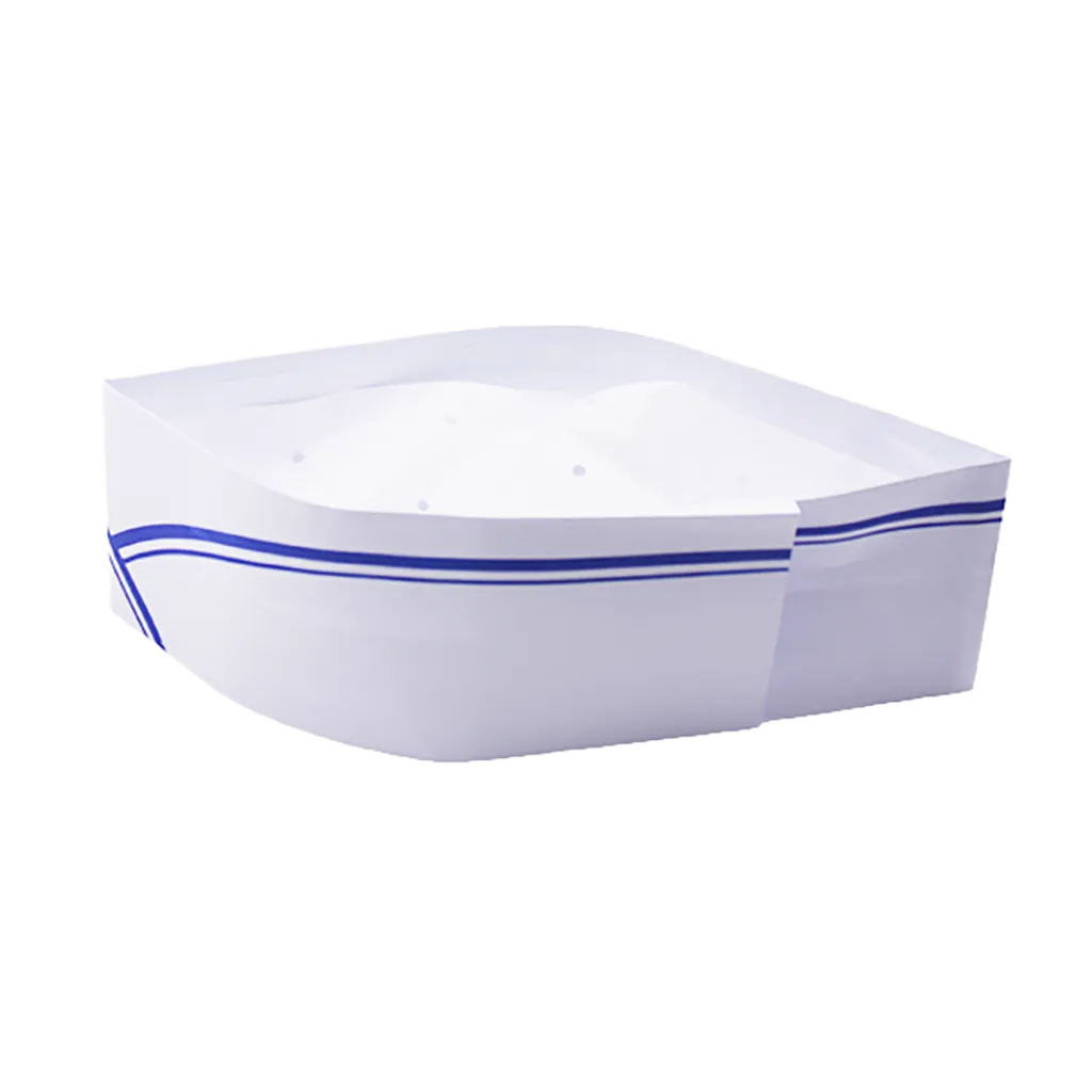 CAPPELLO CUOCO RIGA BLU 蓝色条纹厨师帽