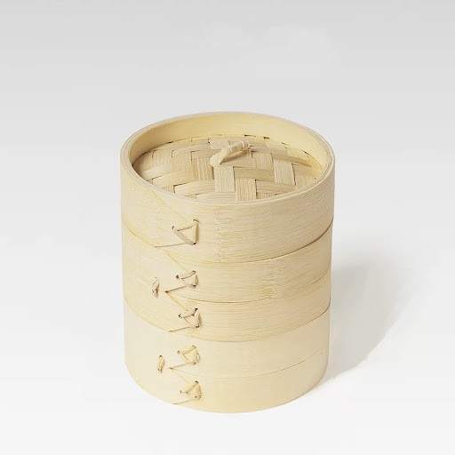 CESTELLO BAMBU A VAPORE PER RAVIOLI 4/13CM 3+1 1PZ 蒸笼13CM
