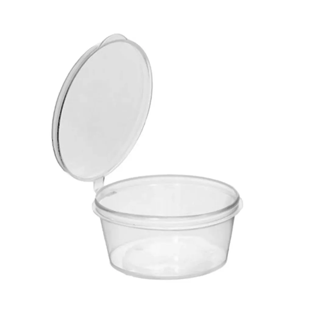 PORTA SALSE CON COPERCHIO CERNIERA 连体酱油打包盒70ML*1000PZ
