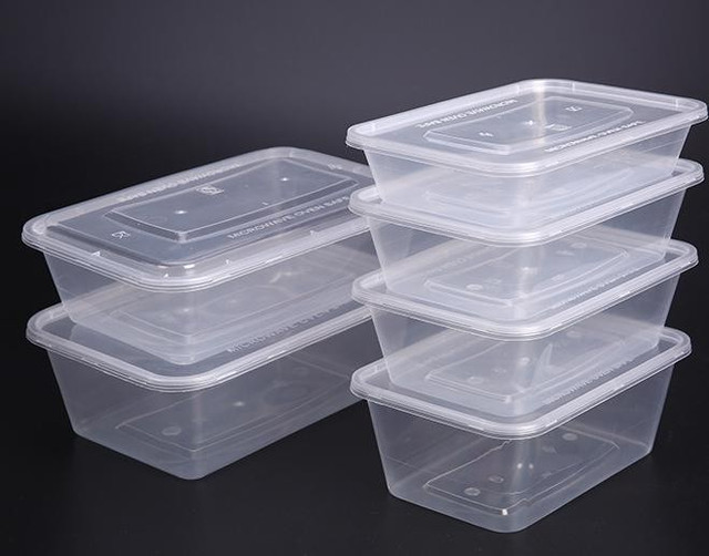 [BO009] CONTENITORE RETTANGOLO 500ML 17.3*12*3.5  透明打包盒