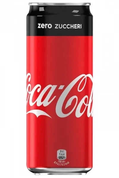 CocaCola Zero Lattina 330ml 罐装零度可乐