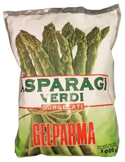 ASPARAGI VERDI PUNTE GELPARMA 1kg 冰冻芦笋