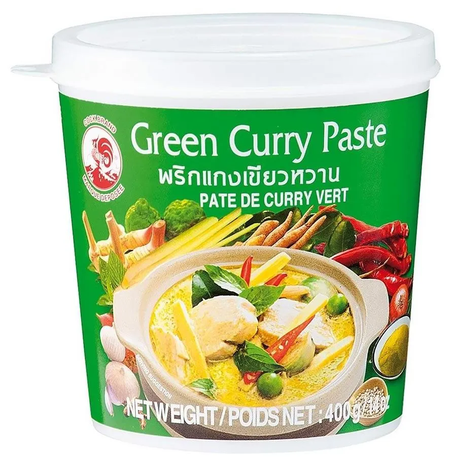 COCK BRAND GREEN CURRY 400g 绿咖喱酱