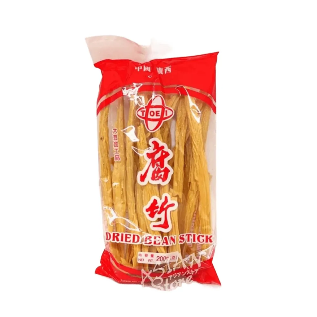 BASTONCINI DI PELLE DI SOIA ESSICCATA 200g 腐竹 DRIED BEAN STICK 