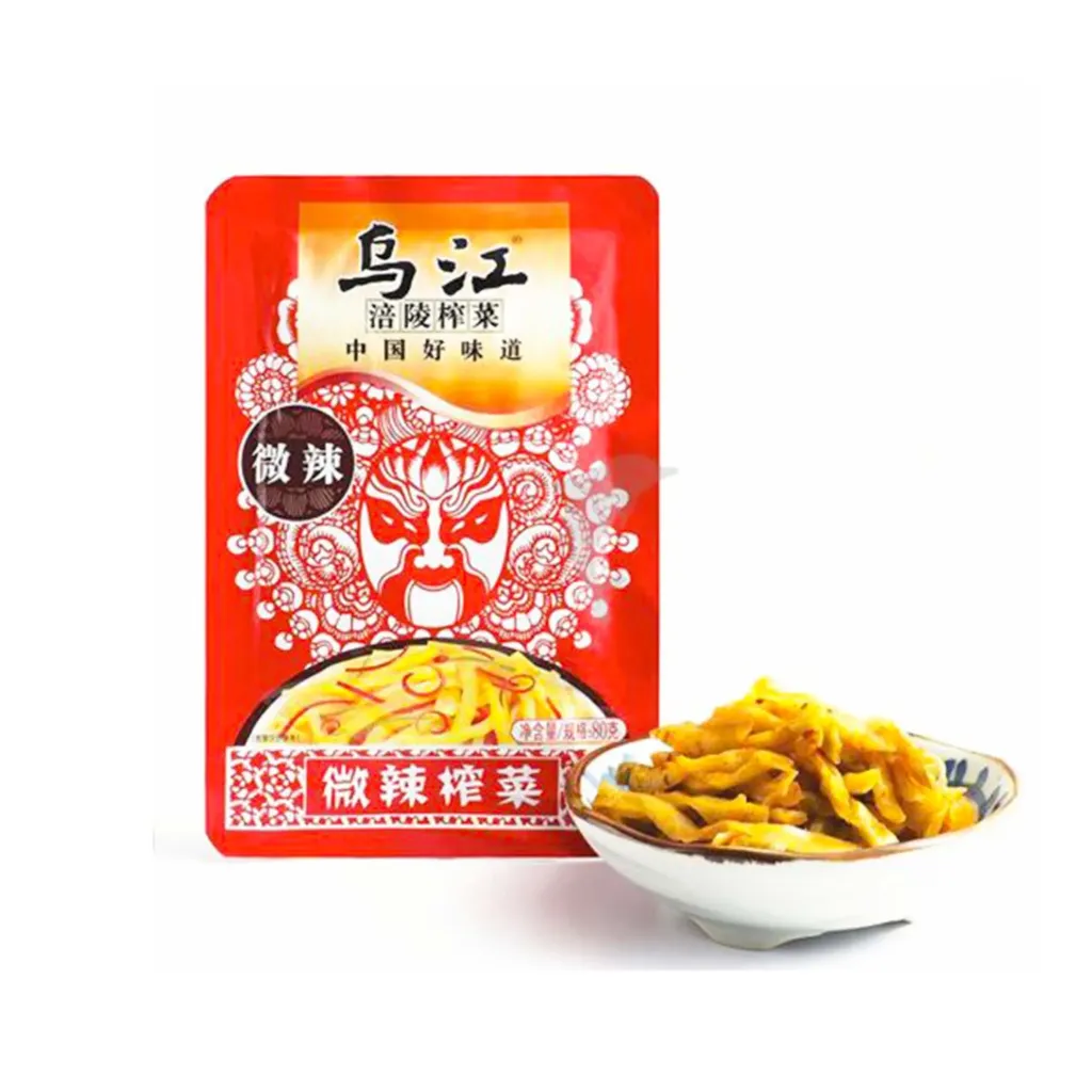 VERDURE CONSERVATE 80G 乌江红油榨菜