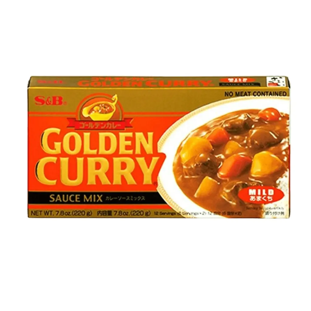 S&B GOLDEN CURRY MILD 中辛咖喱膏橙色 240g