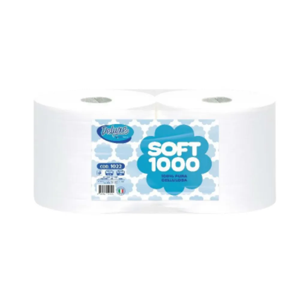 BOBINA SOFT 1000 STRAPPI 2 VELI 2ROT.厨房纸柔软