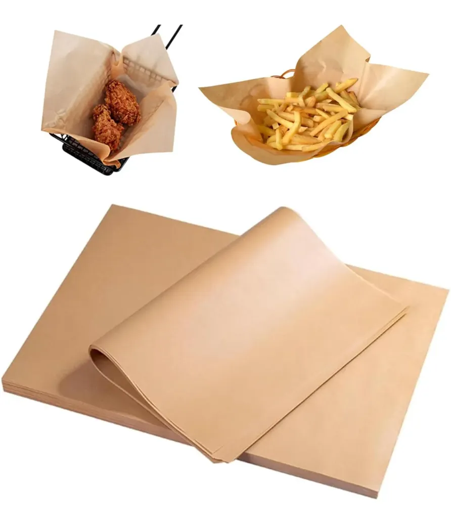 [H5088] CARTA OLEATA POLLICE 18*18CM吸油纸棕色