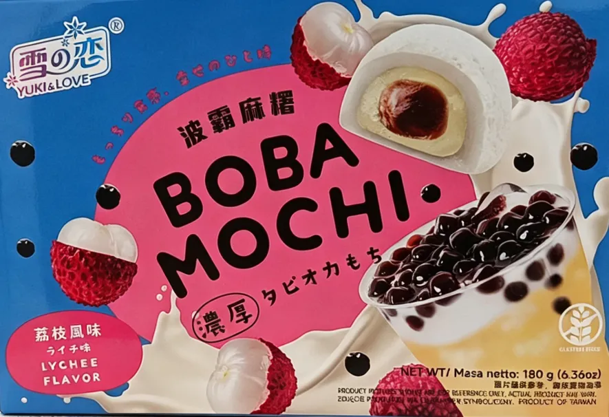 BOBA MOCHI LITCHI 180G 荔枝味