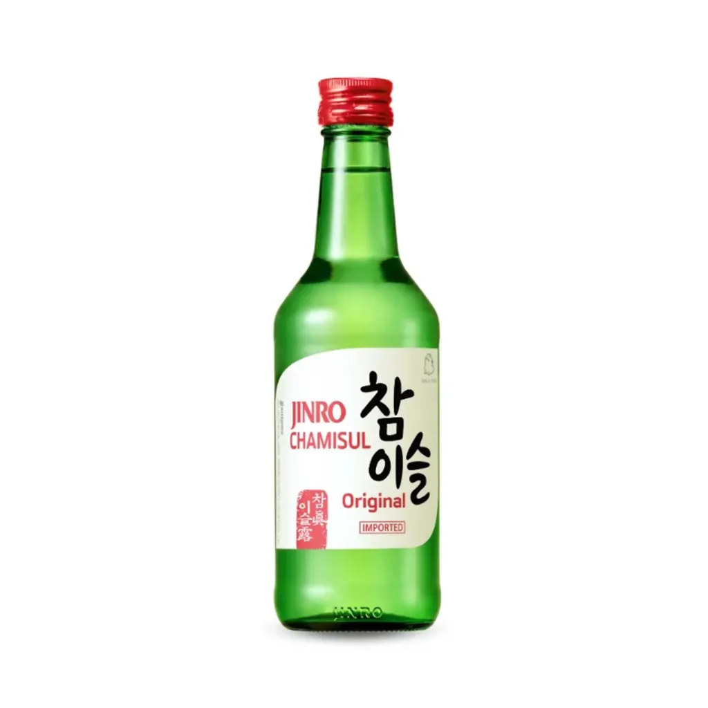 JINRO CHAMISUL SOJU ALC 16% 350ML 真露烧酒原味
