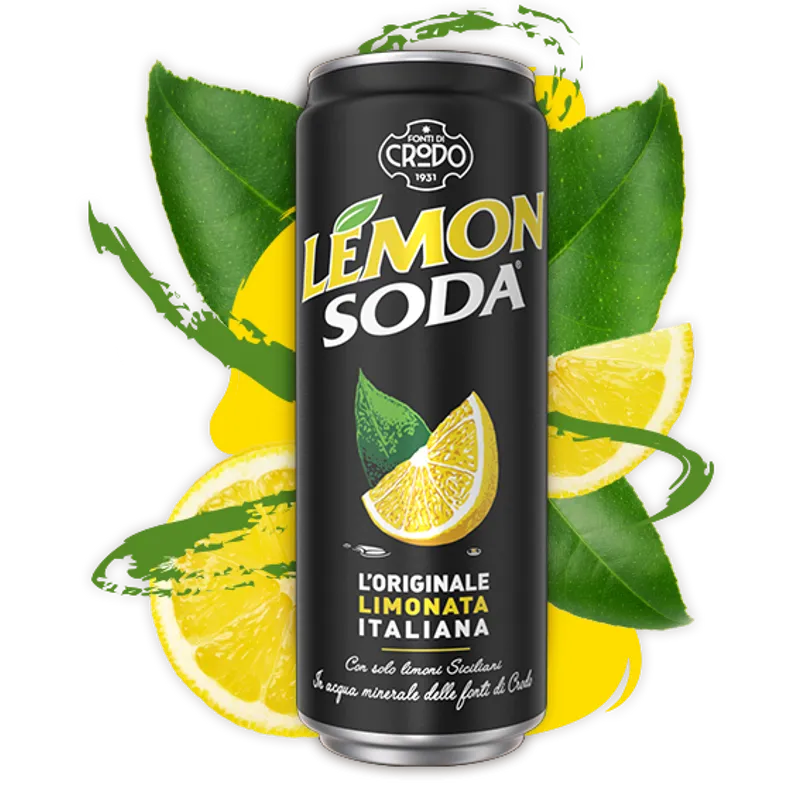 [2077] LEMON SODA lattina 330ml*24