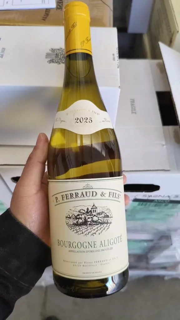 [1051] Pierre Ferraud & Fils-Bourgogne Aligoté 2025 750ML 12.5%Vol 白箱 681/25