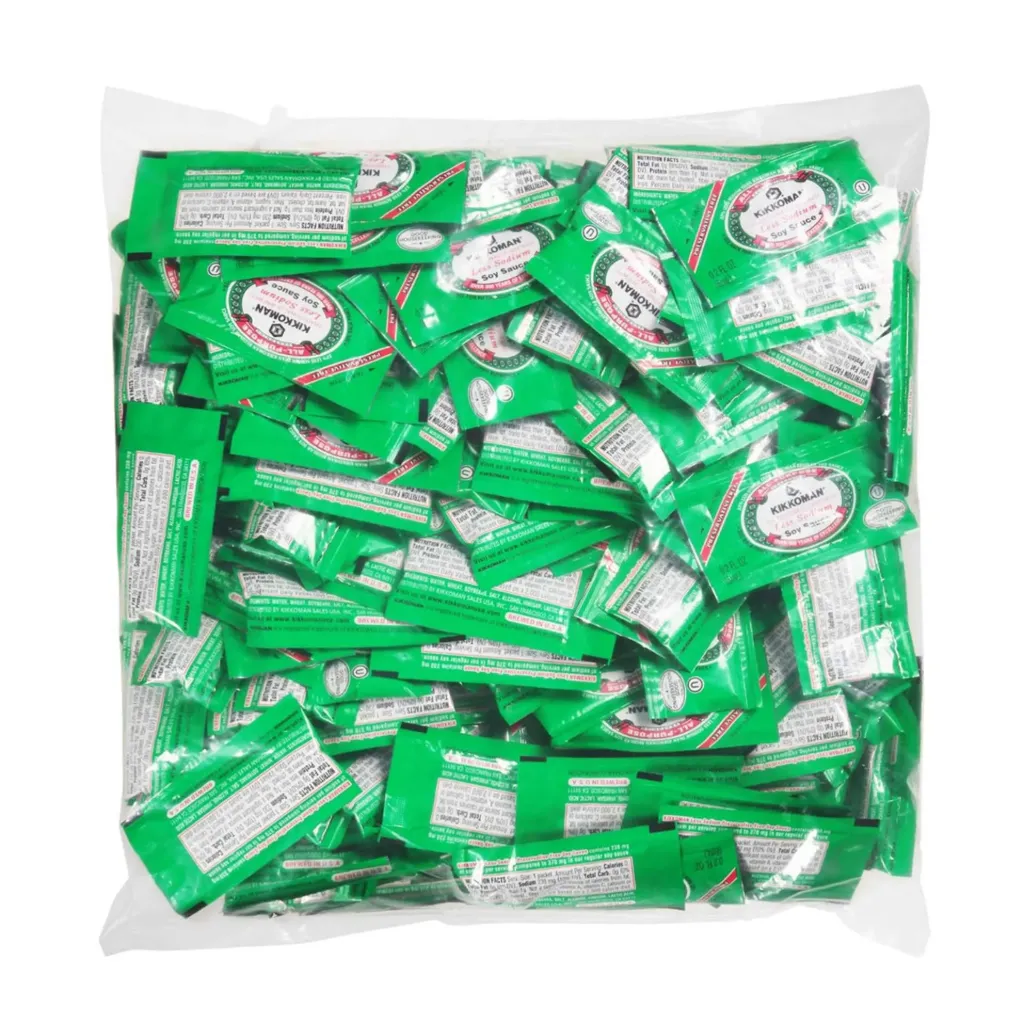[SA118] KIKKOMAN LESS SALT SOY SAUCE SACHET 400/10ML 少盐打包酱油