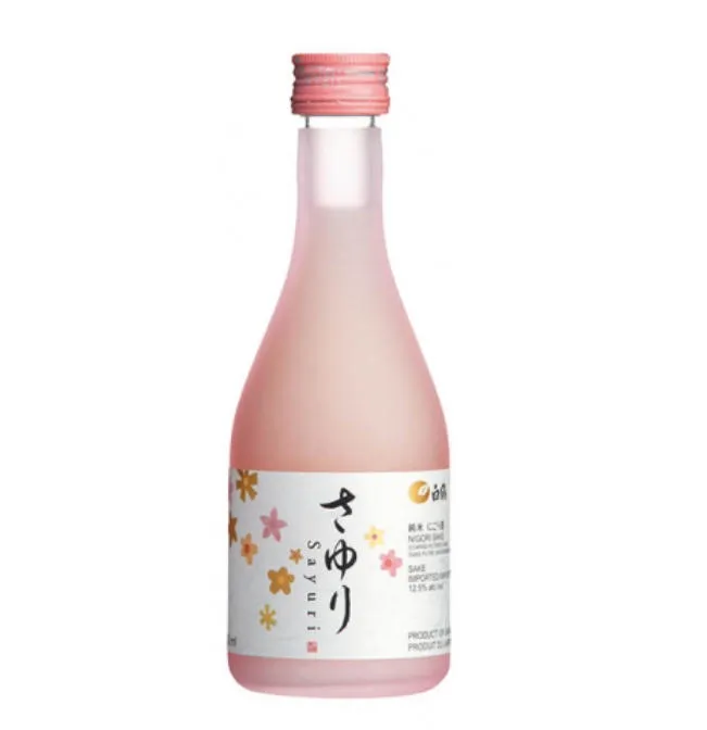 HAKUTSURU NIGORI SAYURI 12.5% 300ML 白鹤纯米清酒 粉