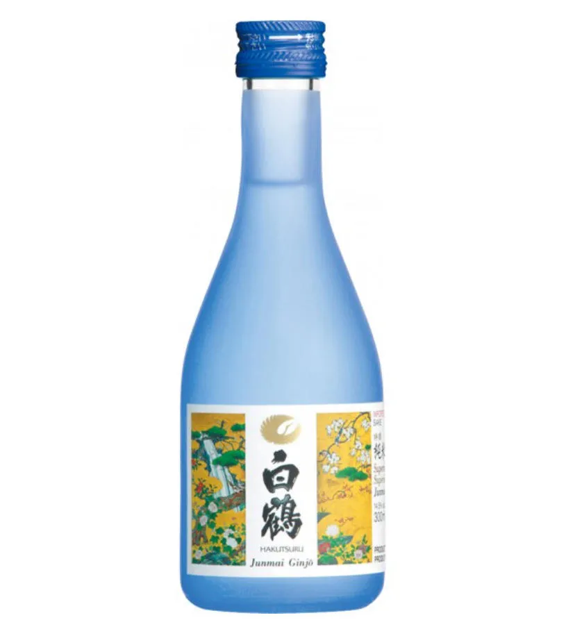 HAKUTSURA TOKUSEN JUNMAI GINSO 300ML 白鹤纯米呤酿 蓝