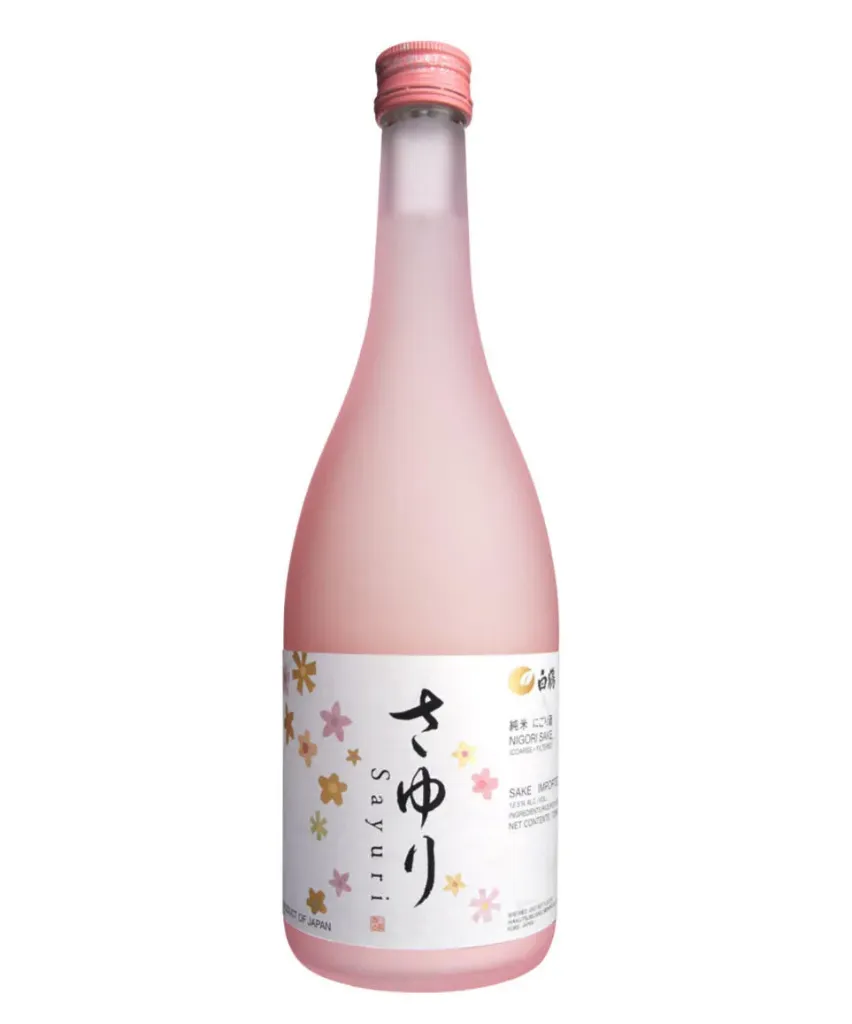 HAKUTSURA SAYURI NIGORI SAKE 720ML 白鹤纯米清酒 粉