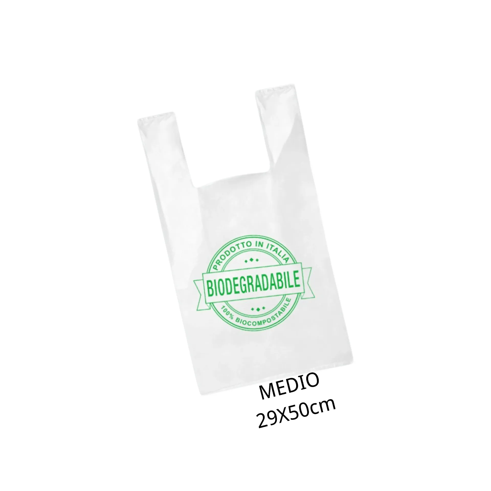 BIO COMPOSTABLE MEDIO 4KG 29*50 环保塑料打包袋中号
