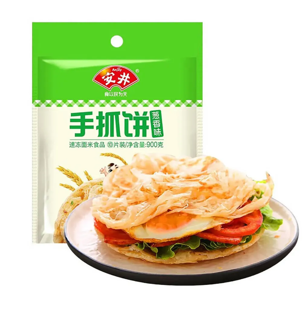 PANCAKE DA AFFERRARE A MANO CONGELATO 葱油手抓饼 900g