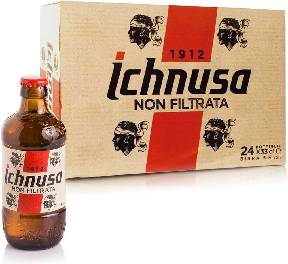 [2081] Ichnusa Non Filtrata 33cl 棕箱