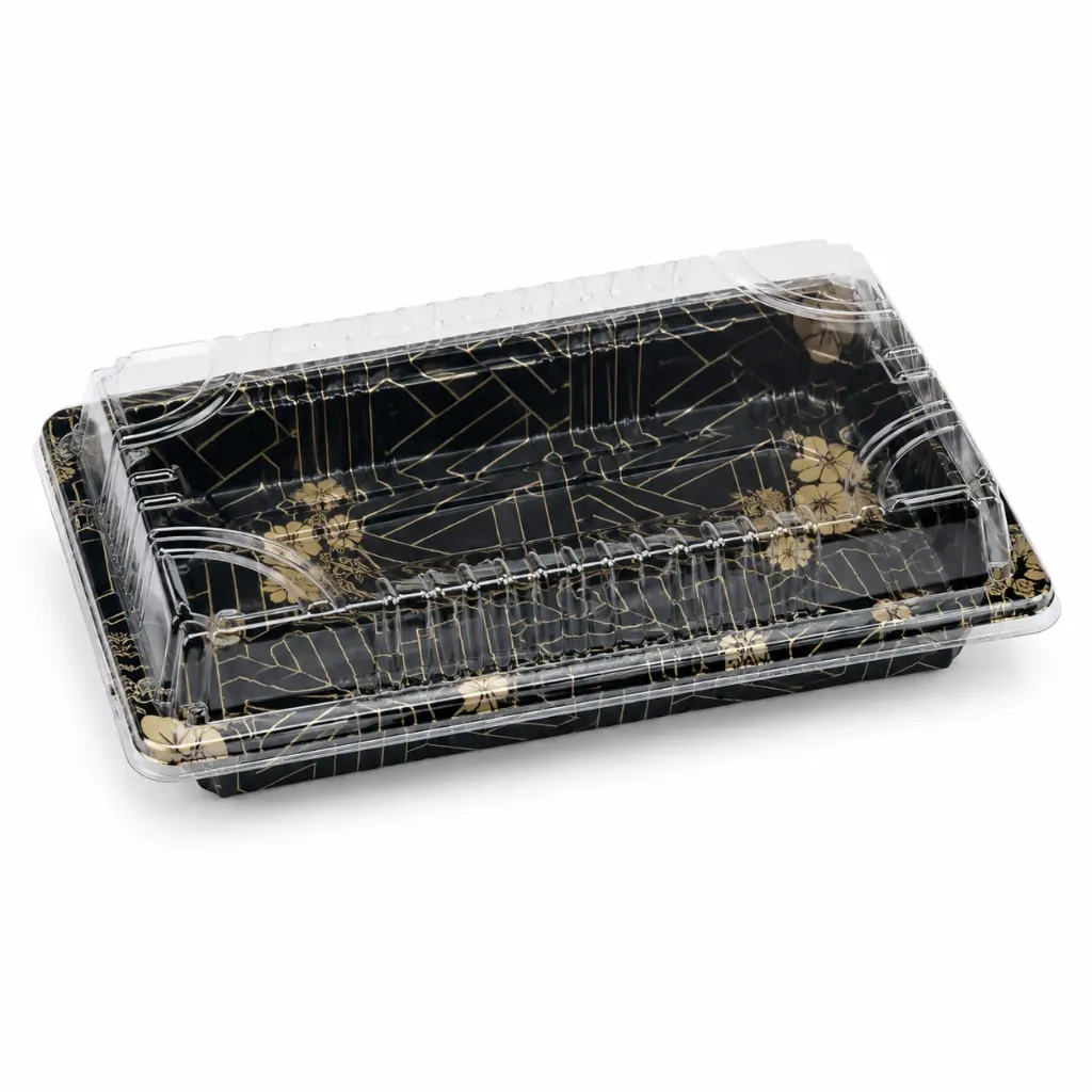 JY-01印花寿司打包盒 Vaschetta sushi decorata