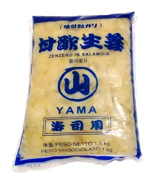[H5046] ZENZERO IN SALAMOIA 1,5Kg 白色寿司生姜片